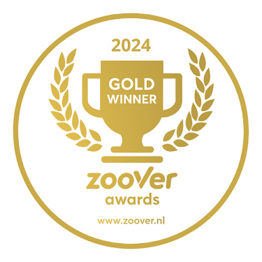 Gold social sticker